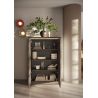 Buffet haut 2 portes CRONOS BRONZE MERCURE avec LED inclus