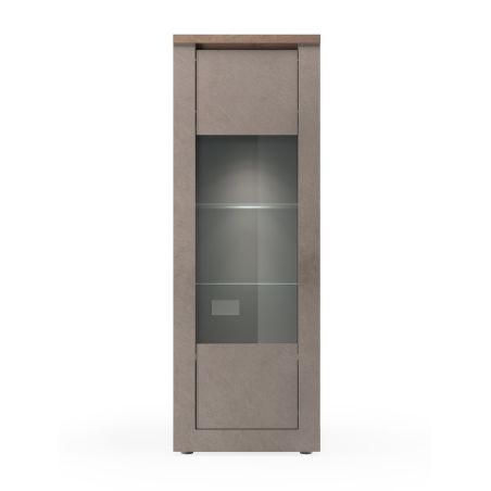 Vitrine 1 porte CRONOS BRONZE MERCURE