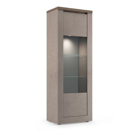 Vitrine 1 porte CRONOS BRONZE MERCURE