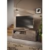 Meuble TV 156 cm CRONOS BRONZE MERCURE avec LED inclus