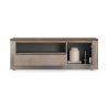 Meuble TV 156 cm CRONOS BRONZE MERCURE avec LED inclus