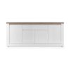 Buffet 4 portes et 1 tiroir CRONOS BLANC MERCURE avec LED inclus