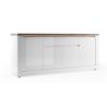 Buffet 4 portes et 1 tiroir CRONOS BLANC MERCURE avec LED inclus