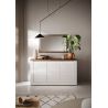 Buffet 3 portes CRONOS BLANC MERCURE avec LED inclus