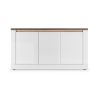 Buffet 3 portes CRONOS BLANC MERCURE avec LED inclus