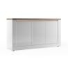 Buffet 3 portes CRONOS BLANC MERCURE avec LED inclus