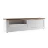 Meuble TV 210 cm CRONOS BLANC MERCURE avec LED inclus