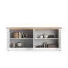Buffet 4 portes CRONOS BLANC CADIZ avec LED inclus