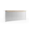Buffet 4 portes CRONOS BLANC CADIZ avec LED inclus