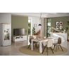 Buffet 4 portes CRONOS BLANC CADIZ avec LED inclus