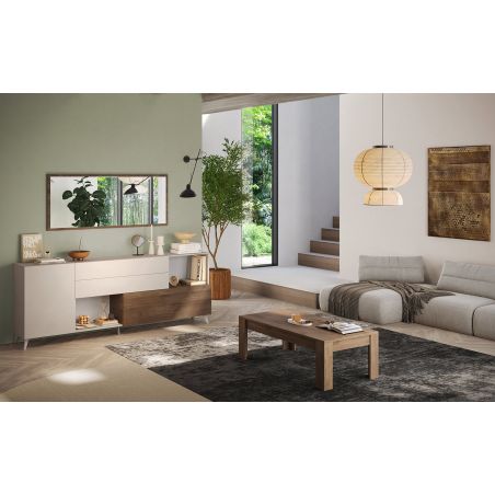 Table basse 122 cm VENUS Chene
