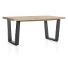Metalox, table 170 x 100 cm - plateau droit - pieds v en métal - Henders and Hazel