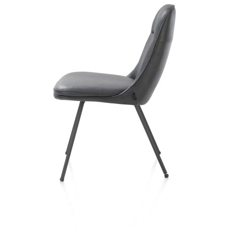 Mateo, chaise - 4-pieds - graphite - Pala - Henders and Hazel