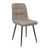 Chaise LOKI en tissu couleur moka