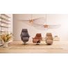 Fauteuil relax manuel en cuir 24 yukon EASYSWING 7417 de la marque HIMOLLA