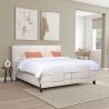 Lit Boxspring électrique FJORD en tissu Puente avec tête de lit Jorn 110 cm