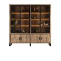 Pavarotti, vaisselier 210 cm - 4-portes + 4- portes de verres (+ LED) - Henders and Hazel