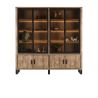 Pavarotti, vaisselier 210 cm - 4-portes + 4- portes de verres (+ LED) - Henders and Hazel