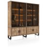 Pavarotti, vaisselier 210 cm - 4-portes + 4- portes de verres (+ LED) - Henders and Hazel
