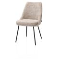 Isaac, chaise - 4 pieds - rough off black - tissu Derby - Henders and Hazel