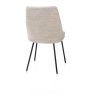 Isaac, chaise - 4 pieds - rough off black - tissu Bellini - Henders and Hazel