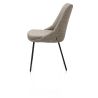 Isaac, chaise - 4 pieds - rough off black - tissu Bellini - Henders and Hazel