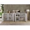 Buffet 241 cm JANEIRO BLANC avec 4 portes