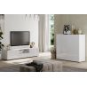 Buffet haut JANEIRO BLANC avec 2 portes