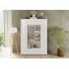 Vitrine 2 portes JANEIRO BLANC