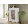 Vitrine 2 portes JANEIRO BLANC