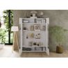 Vitrine 2 portes JANEIRO BLANC