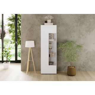 Vitrine 1 porte JANEIRO BLANC