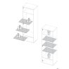 Vitrine 1 porte JANEIRO BLANC