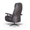 Fauteuil relax électrique releveur 1 moteur EASYSWING 7357 en cuir 35 Onyx de la marque HIMOLLA