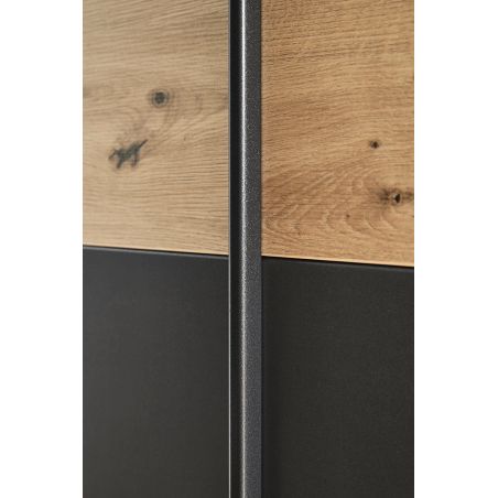 Armoire 181 cm YANIS avec 2 portes coulissantes