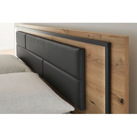 Chambre adulte YANIS avec armoire portes coulissantes 226 cm et lit 160 cm