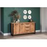 Buffet 180 cm MABEL avec 3 portes et 3 tiroirs