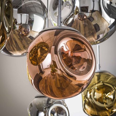 copy ofSuspension SOLARIA de style contemporain avec 4 ampoules incluses