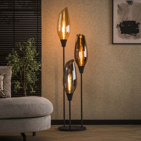 Lampadaire COCOON avec 3 ampoules incluses