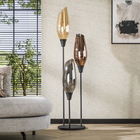 Lampadaire COCOON avec 3 ampoules incluses