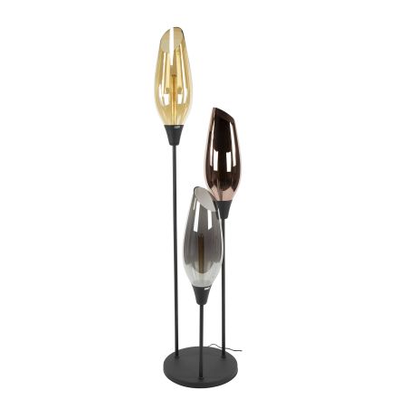 Lampadaire COCOON avec 3 ampoules incluses