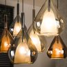 Suspension LYRA de style contemporain avec 7 ampoules incluses