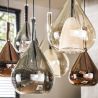 Suspension LYRA de style contemporain avec 7 ampoules incluses