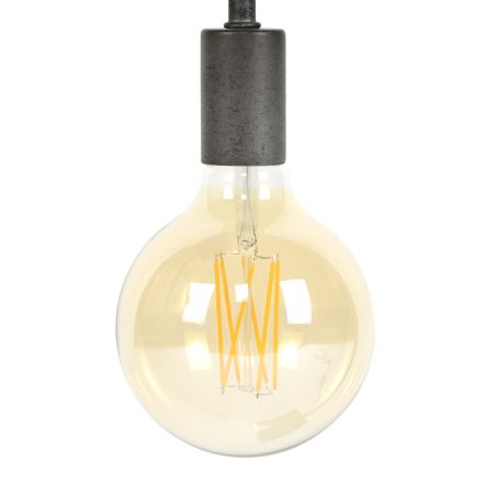 Suspension KORELL de style industriel avec 3 ampoules incluses