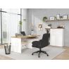 Armoire de bureau 120 cm AURELIA avec 2 portes et 3 niches