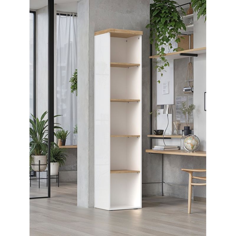 Bibliothèque de bureau AURELIA hauteur 190 cm
