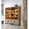 Pavarotti, vaisselier 210 cm - 4-portes + 4- portes de verres (+ LED) - Henders and Hazel