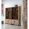 Pavarotti, vaisselier 210 cm - 4-portes + 4- portes de verres (+ LED) - Henders and Hazel