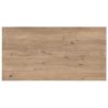 Metalox, table de bar à rallonge 140 (+ 50) x 90 cm (hauteur: 92 cm) - plateau droit - pieds V en métal et bois