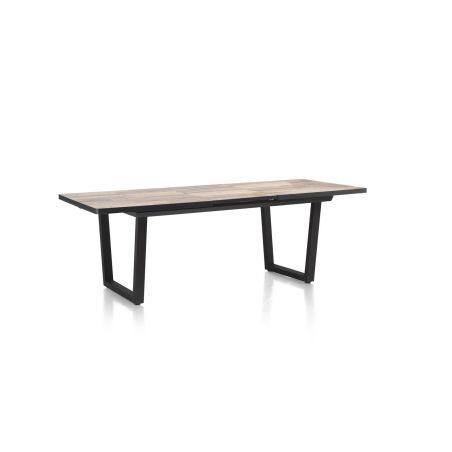 Avalox, table à rallonge 160 (+ 50) x 98 cm - pieds v - Henders and Hazel